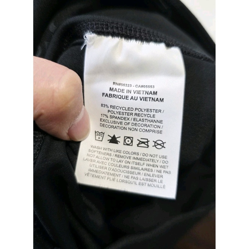 Nike Dri-Fit Mid Rise Leggings Women's Size Small Black - Picture 5 of 8